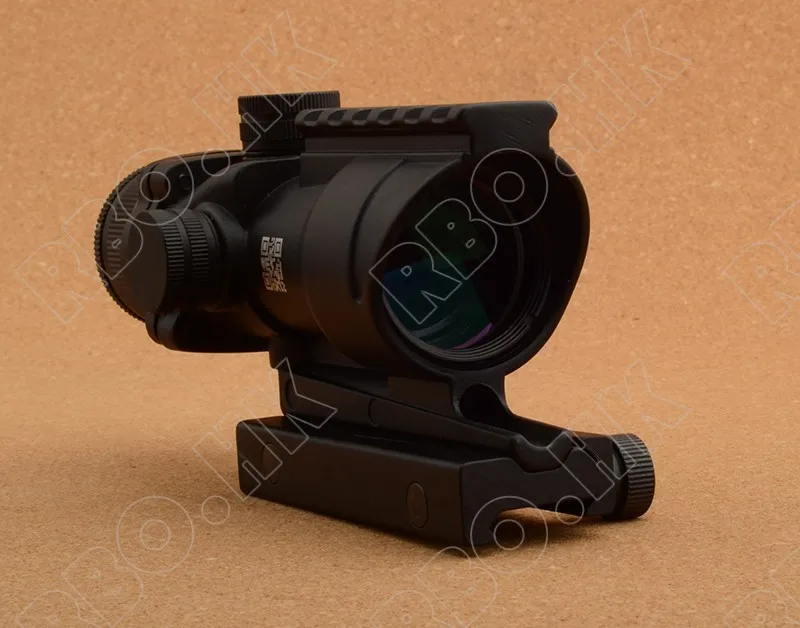 Тактический Призма Оптика Волокно в стиле ACOG 4x32 прицел с 20 мм Пикатинни крепление основания M1543