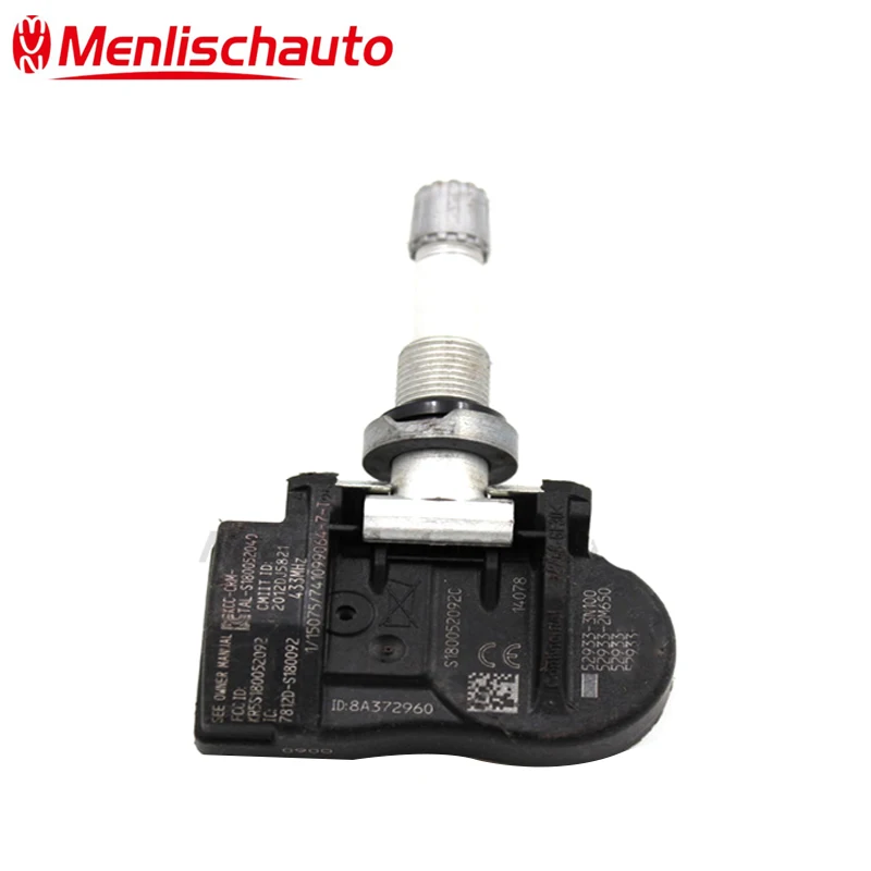 Free Shipping Tire Pressure Monitor System 529333N100 Tire Pressure Sensor For Kia Tire TPMS Sensor 52933-3N100 529332M650