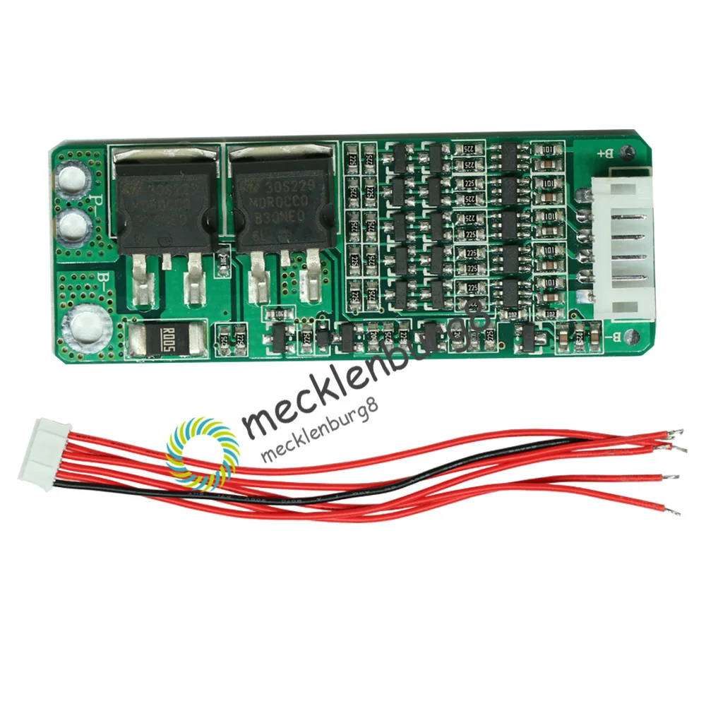 

5S 15A Li-ion Lithium Battery BMS 18650 Charger Protection Board 18V 21V Cell Protection Circuit