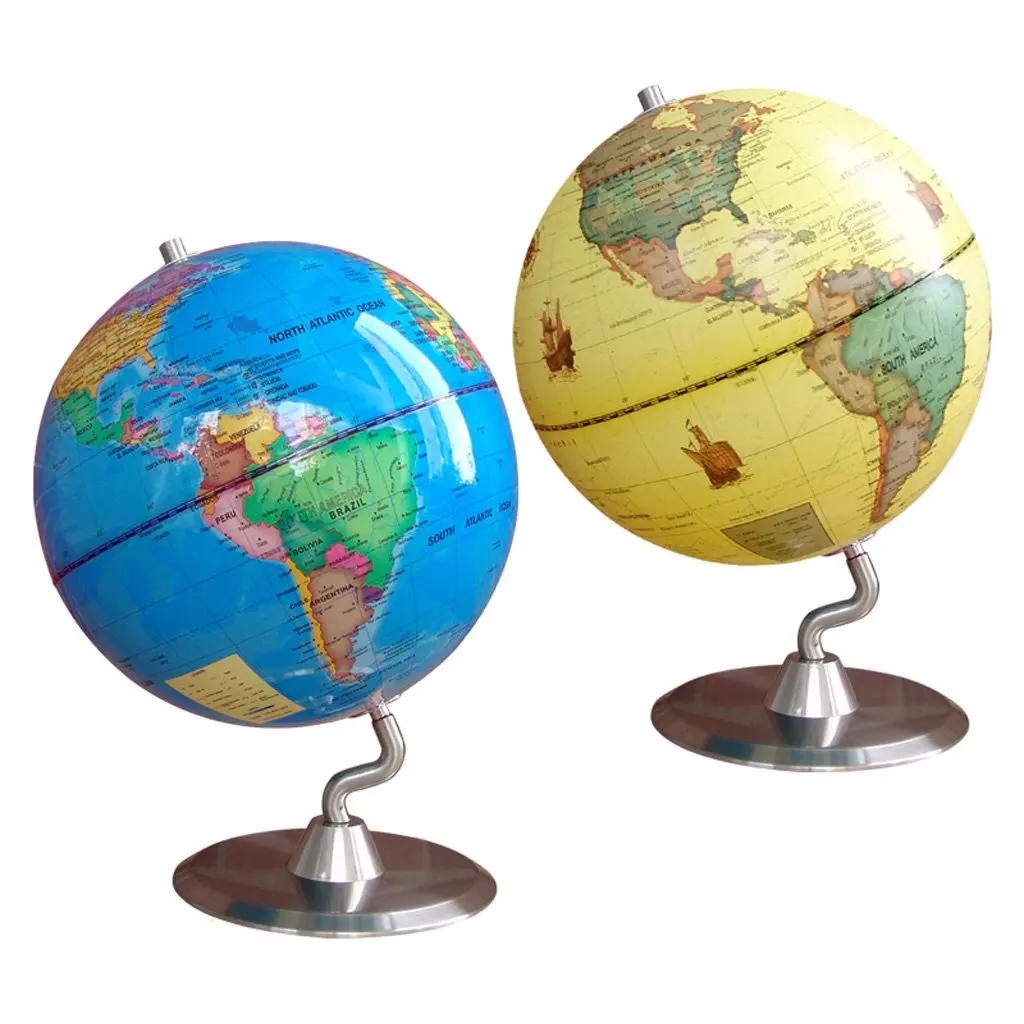 

23cm Earth Globe World Map Office Supplies Table Ornament Geography Learning Educational Toy Gift for Children Kids