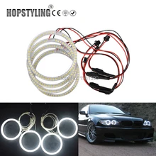 Hopstyling 1 комплект SMD Ангельские глазки гало кольца для BMW E46 2D 2 купе Кабриолет-голова манекена для стилистов лампы ксенон белый