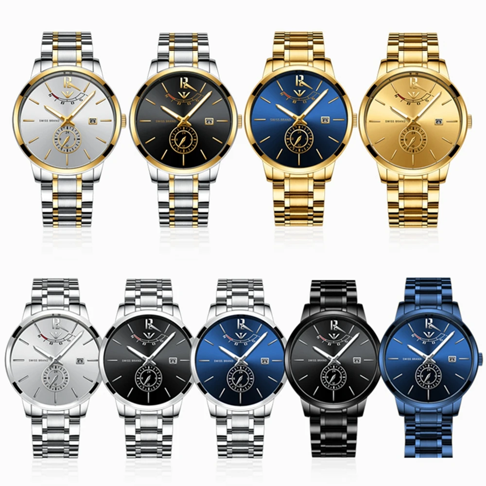 Мужские часы Relogio NIBOSI, модные синие мужские часы, роскошные брендовые водонепроницаемые кварцевые аналоговые наручные часы для мужчин, Reloj Hombre