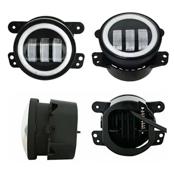 

2PCS 30W 4inch LED Fog Lights Passing Driving Lamps for Jeep Wrangler 1997-2018 JK TJ LJ Off Road Truck