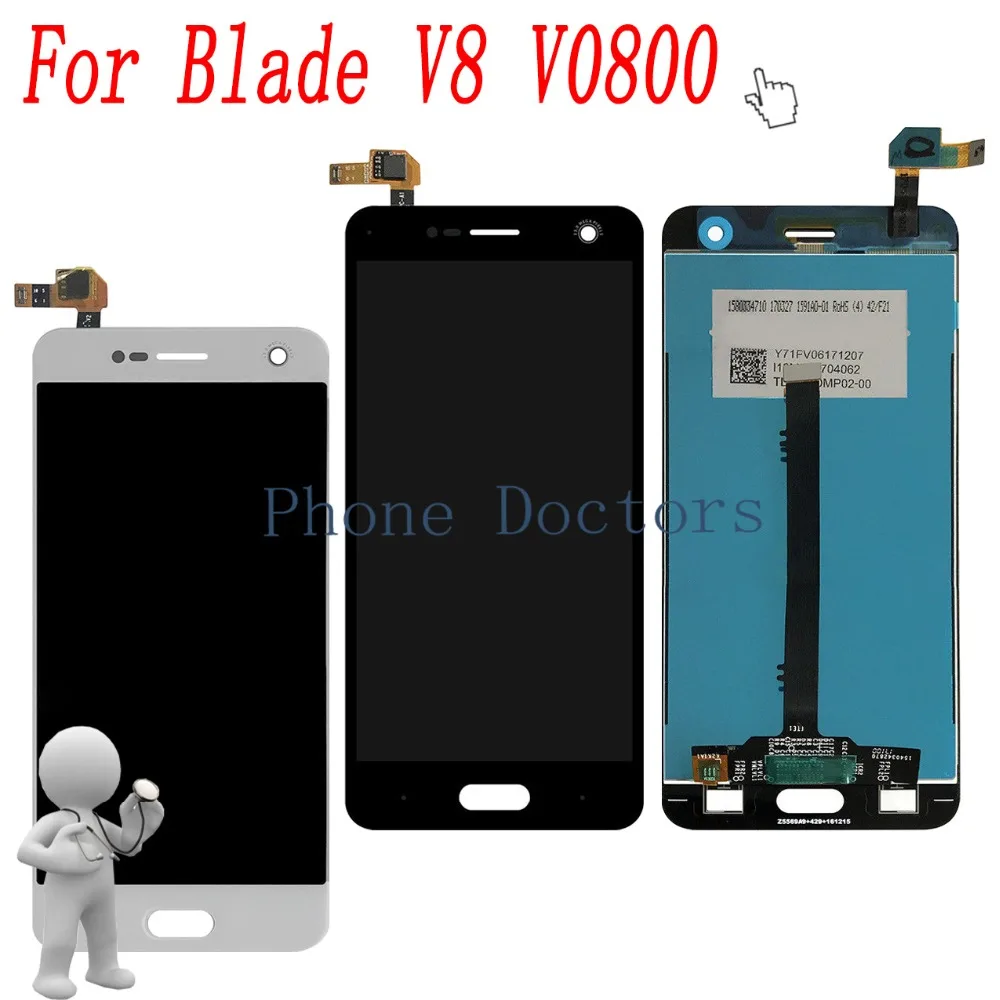

5.2'' Full LCD DIsplay + Touch Screen Digitizer Assembly For ZTE BV0800 Blade V8 V0800 ; New ;100% Tested
