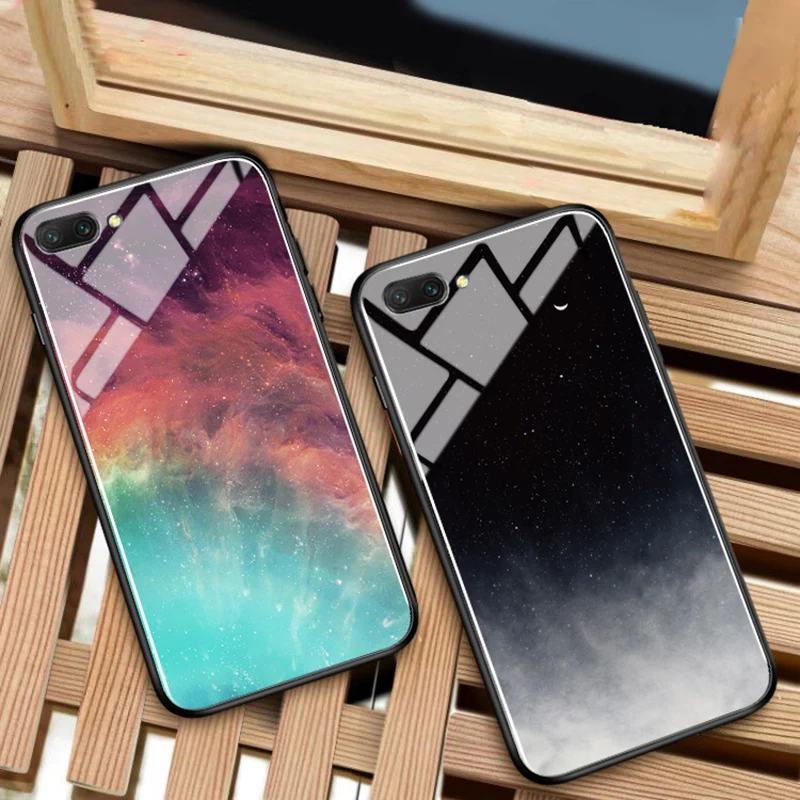 

case for huawei p30 pro p20 p smart 2019 mate 20 lite y5 y6 pro y9 y7 nova 3i 4 on honor 20 8x 9 lite 10 colorful glass case