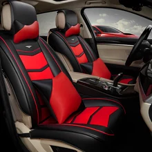 3D Styling Car Seat Cover For Volkswagen Beetle CC Eos Golf Jetta Passat Tiguan Touareg sharan High-fiber Leather Car-Covers
