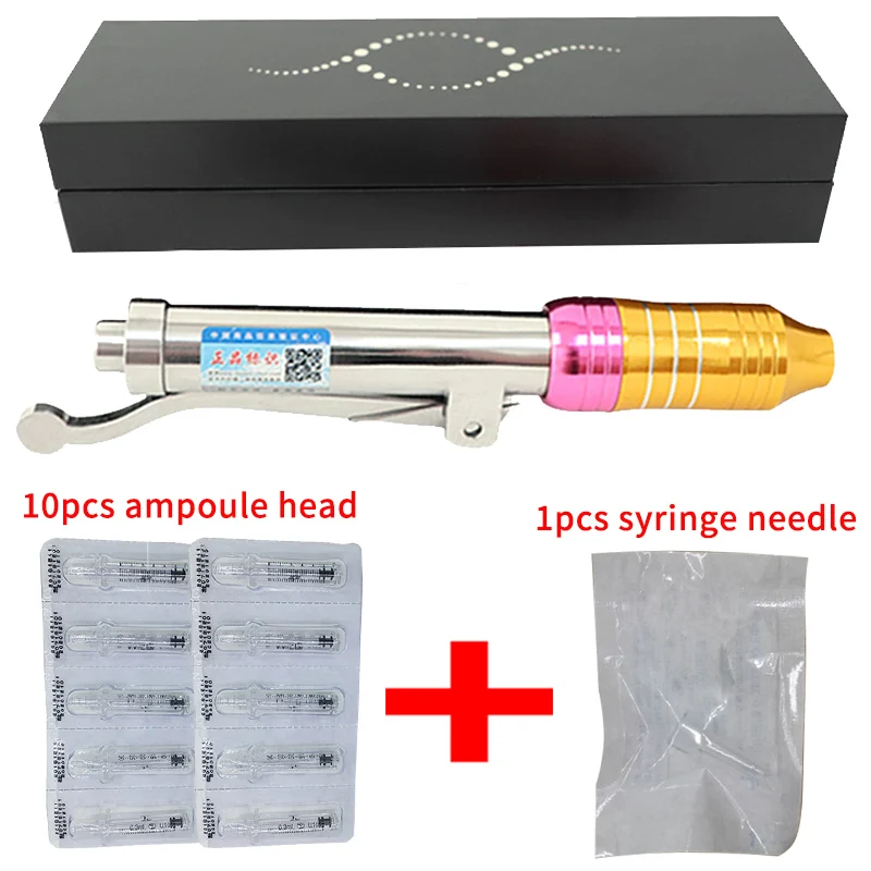 

High Pressure Hyaluronic Acid Pen Anti Wrinkle Lifting Lip Hyaluron Gun Atomizer Hyaluron Pen Peptide 10 Ampoule 1 Sryinge Free