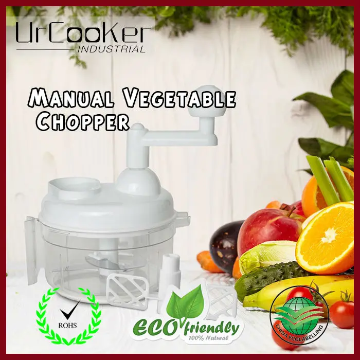 1Pcs Manual Vegetable Chopper Multifunctional hand shredder Stirrer Triple Kitchen Tools