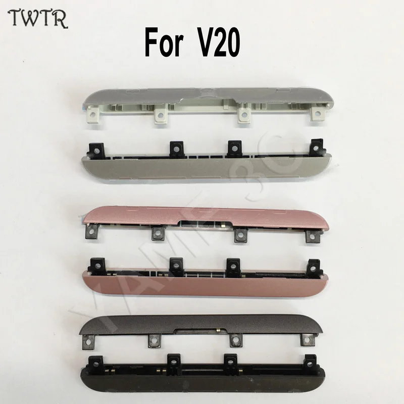 

TWTR Original New Top Bottom Cover Cap Lid Set For LG V20 All Model Bezel Front Housing Middle Frame