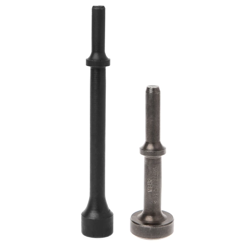 

2Pcs/1 Set Metal Silver Smoothing Pneumatic Drifts Air Hammer Bit Set Extended Length Tools High Quality
