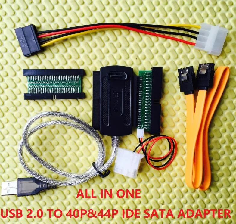 Velocidade para Ide 44p 40p Sata Disco Rígido Eletrônico Hdd Ssd Dom Leitor de Cartão 40 & 44 Buraco 40pin 44pin Sata cf Dom Adaptador Usb2.0 Alta - Imagem 3
