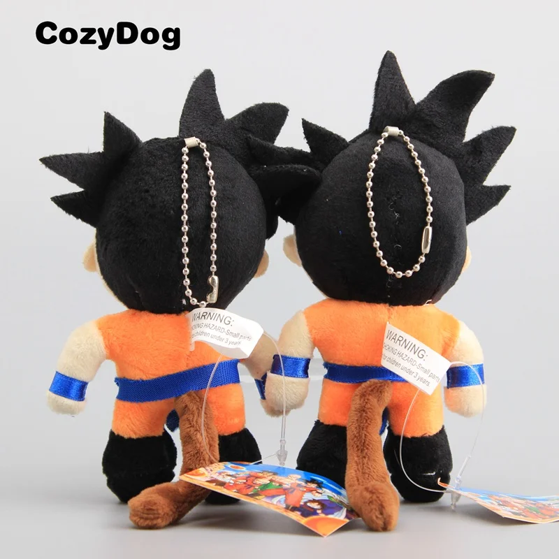 Аниме Драконий жемчуг зет Goten Goku Dragon Ball Z плюшевый Keycahin мягкая кукла для животных 6 ''игрушки для детей 2 стиля Goku детский подарок 15 см