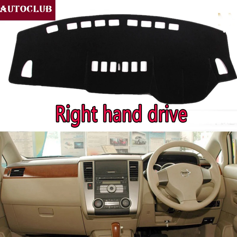 

For Nissan tiida c11 2004 2005 2006 2007 2008 2009 2010 Car Styling Covers Dashmat Dash Mat Sun Shade Dashboard Cover carpet RHD