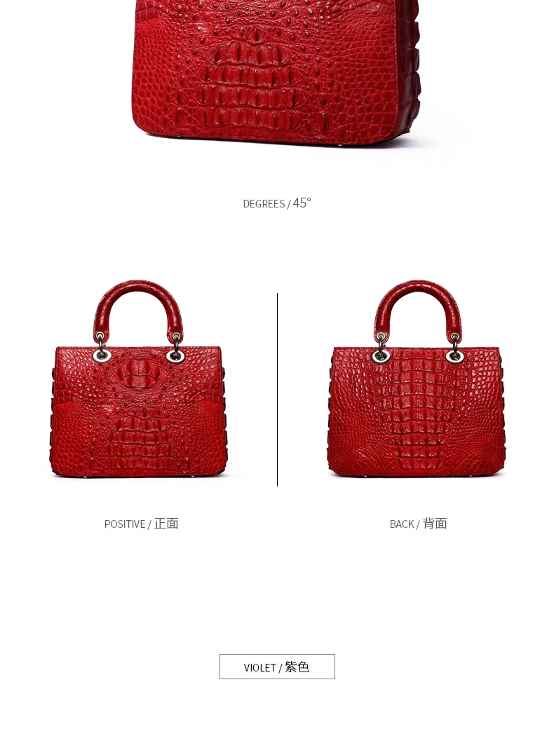 Yuanyu крокодиловая сумочка, сумка из натуральной импортной крокодиловой кожи, сумка на одно плечо, квадратная натуральная сумка для женщин