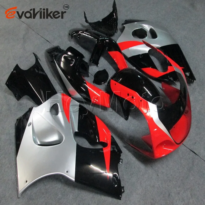 Мотоцикл обтекатель для GSXR600750 1996 1997 1998 1999 2000 красное серебро BS пластиковый корпус