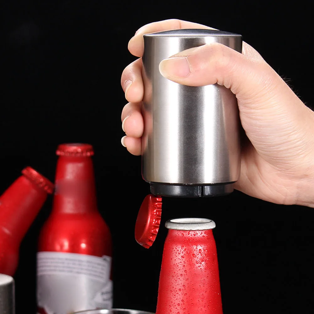 Magnetic Automatic Bottle Opener Fast Beer Wine Push Down Bar Kitchen Tools Accessaries | Дом и сад