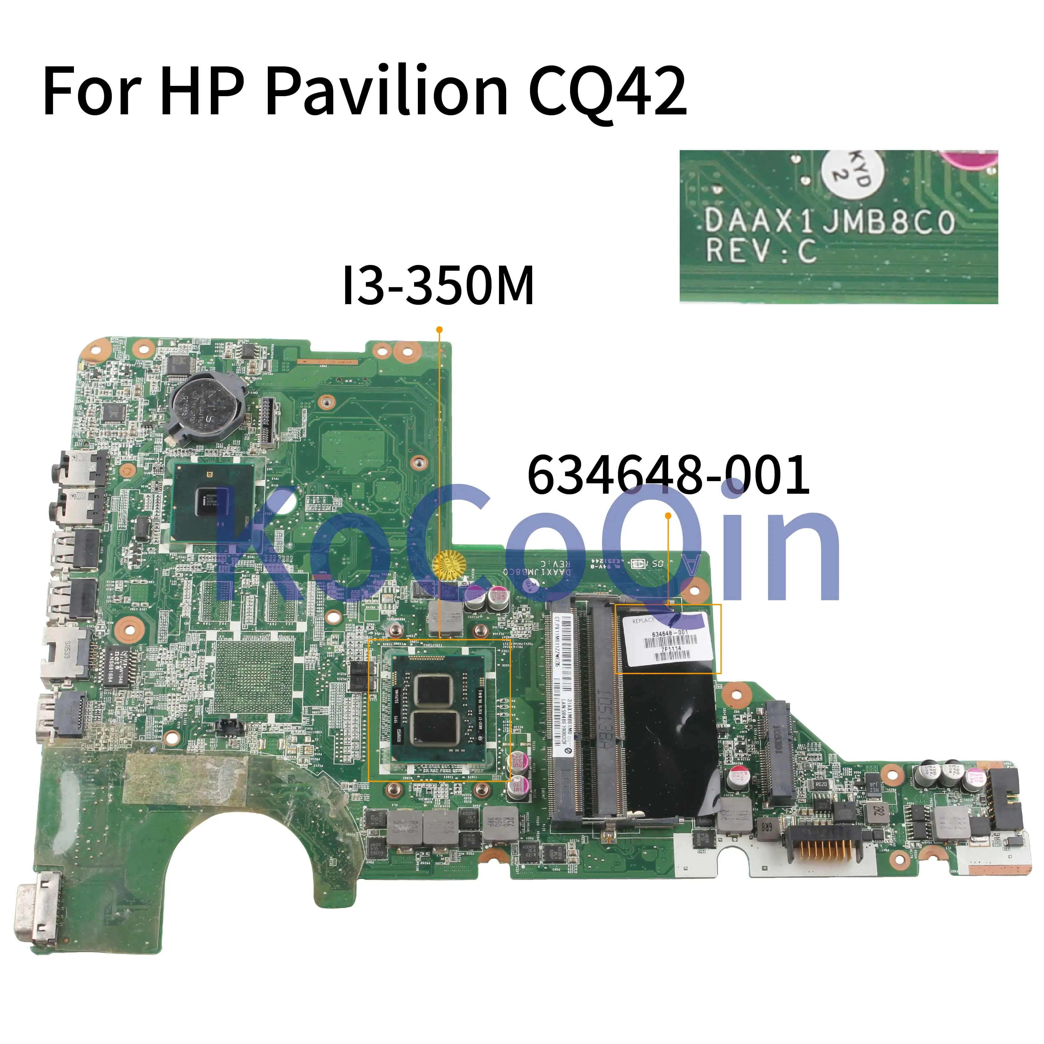 KoCoQin-placa-base-para-ordenador-port-til-HP-Pavilion-placa-base-para ...