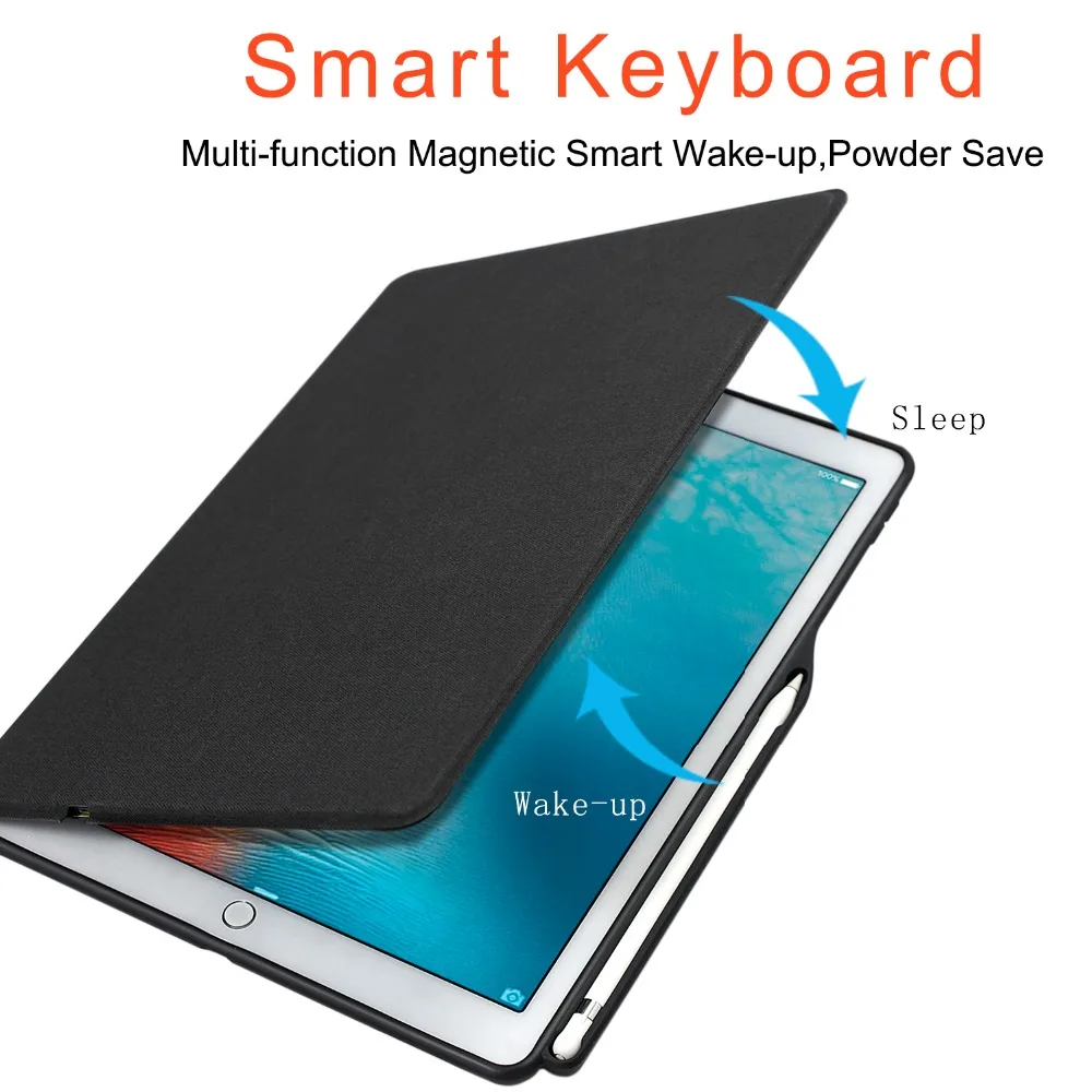 Para iPad Air 3, iPad Pro 10.5 funda Bluethooh teclado Smart Keyboard Folio cubierta lápiz titular casos para iPad Pro 10.5/iPad air 10.5