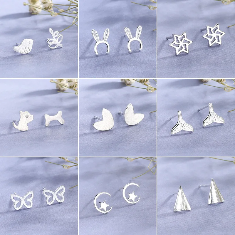 

Japan and South Korea Small and Fresh Temperament Hollow Out Earring Allergy Earrings Simple Fashion Jewelry Accessories