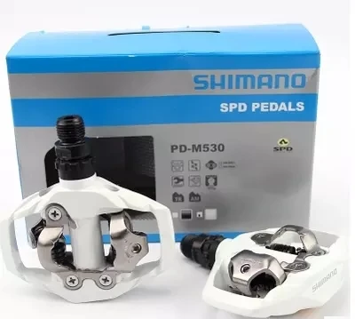 PD-M530 SPD MTB Trail MTB без клипса педали с шипами черный белый pedales bicicleta mtb