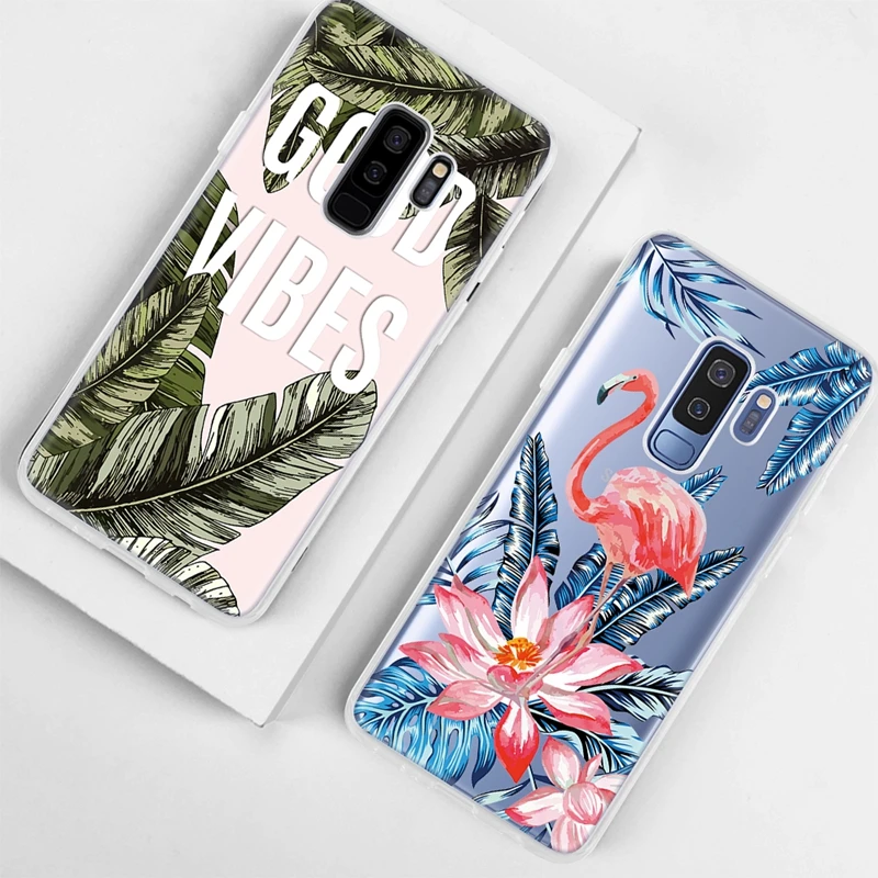 Мягкий чехол из ТПУ с узором для Samsung Galaxy S10 Pro S8 S9 Plus S7 Edge окрашенный S10E