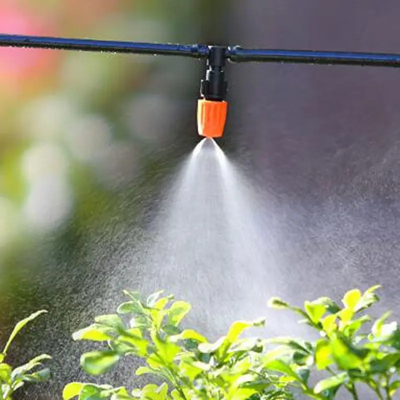 20Pcs Auto Timer Micro Drip Irrigation System Plant Self Watering Adjustable Atomizing Sprinkler Nozzles DIY Garden Tool Mayitr