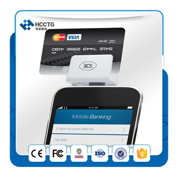 

Android/iOS 3.5mm audio jack Mobile Track1/ 2 Magntic card reader with Free English SDK ACR31