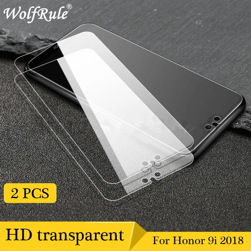 Bear Village Anti Scratch Tempered Glass Screen Protector for Huawei Honor 9I 4 Pack Ultra Thin Transparent Ultra Clear Screen Protector for Huawei Honor 9I