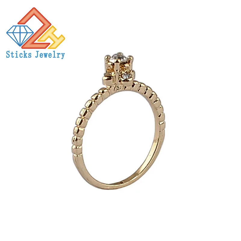 

Circle 2015 new women fashion KC gold plated jewelry rings wedding bridal jewelry full size free shipping