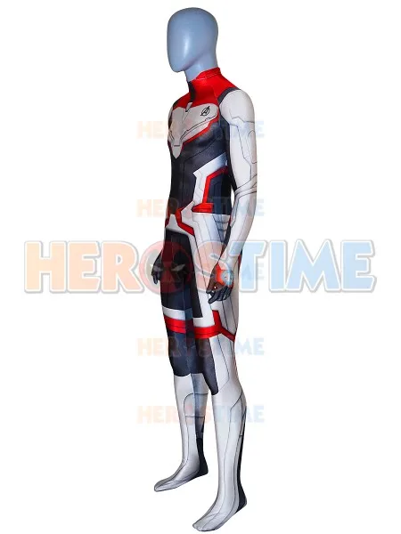 2019 Avengers Endgame Quantum Realm Cosplay Costume Spandex 3D Print Avengers Cosplay Zentai Suit for Halloween Party Adult Kids