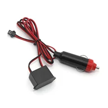 ANBLUB DC 12 В сигаретный инвертор контроллер для 1-5 м Гибкий неоновый EL холодный провод Светильник автомобильный атмосферный светильник вход питания