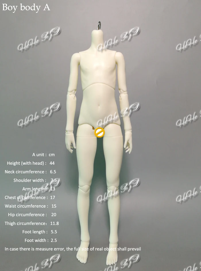 BJD 1/4 боди для мальчиков и девочек msd body of you choise