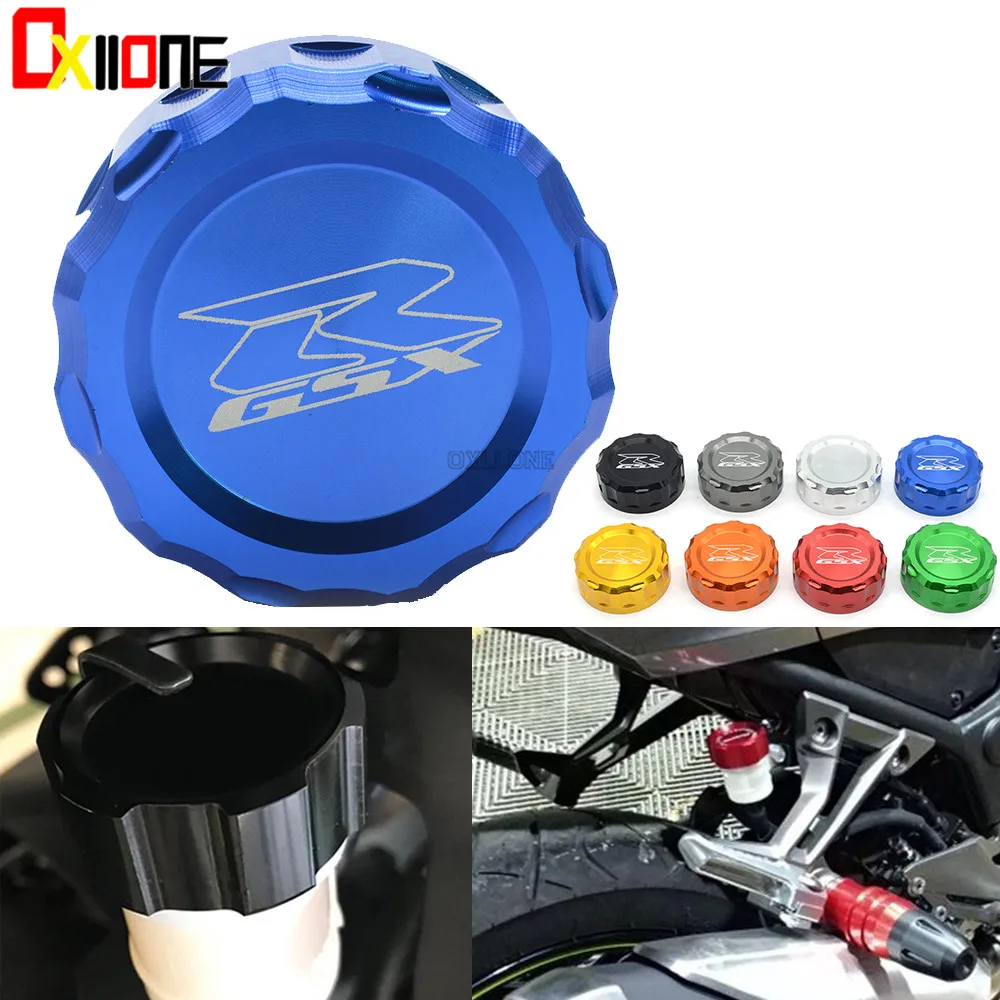 

For Suzuki GSXR600 750 2011-2014 2012 2013 Motorcycle Filter Fluid Rear Brake Master Cylinder Oil Reservoir Cover Cap