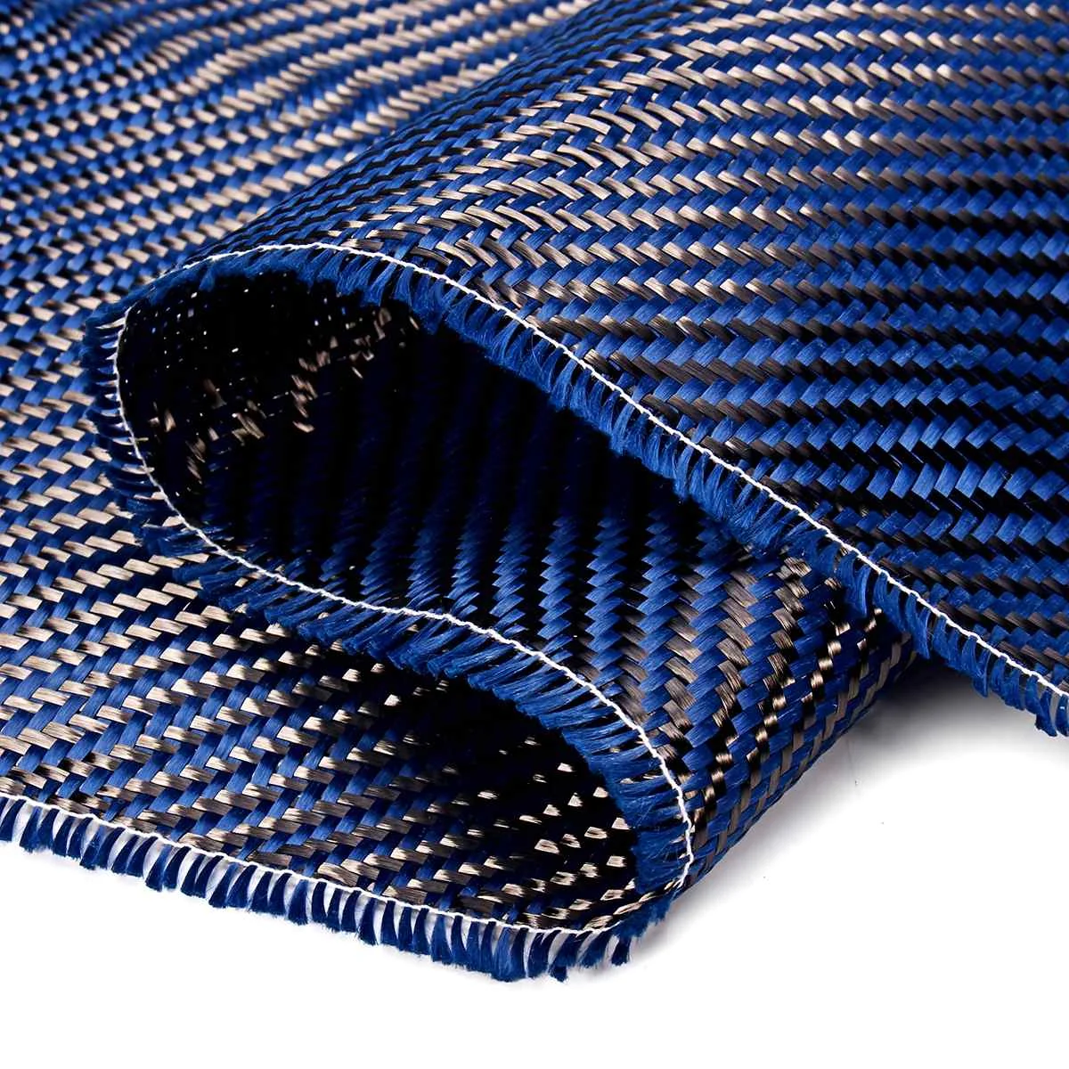 200gsm синяя саржевая ткань из углеродного волокна анти-УФ для спортивных товаров Новые материалы 3k ткань из углеродного волокна арамидное волокно 3200 МПа 92x30 см