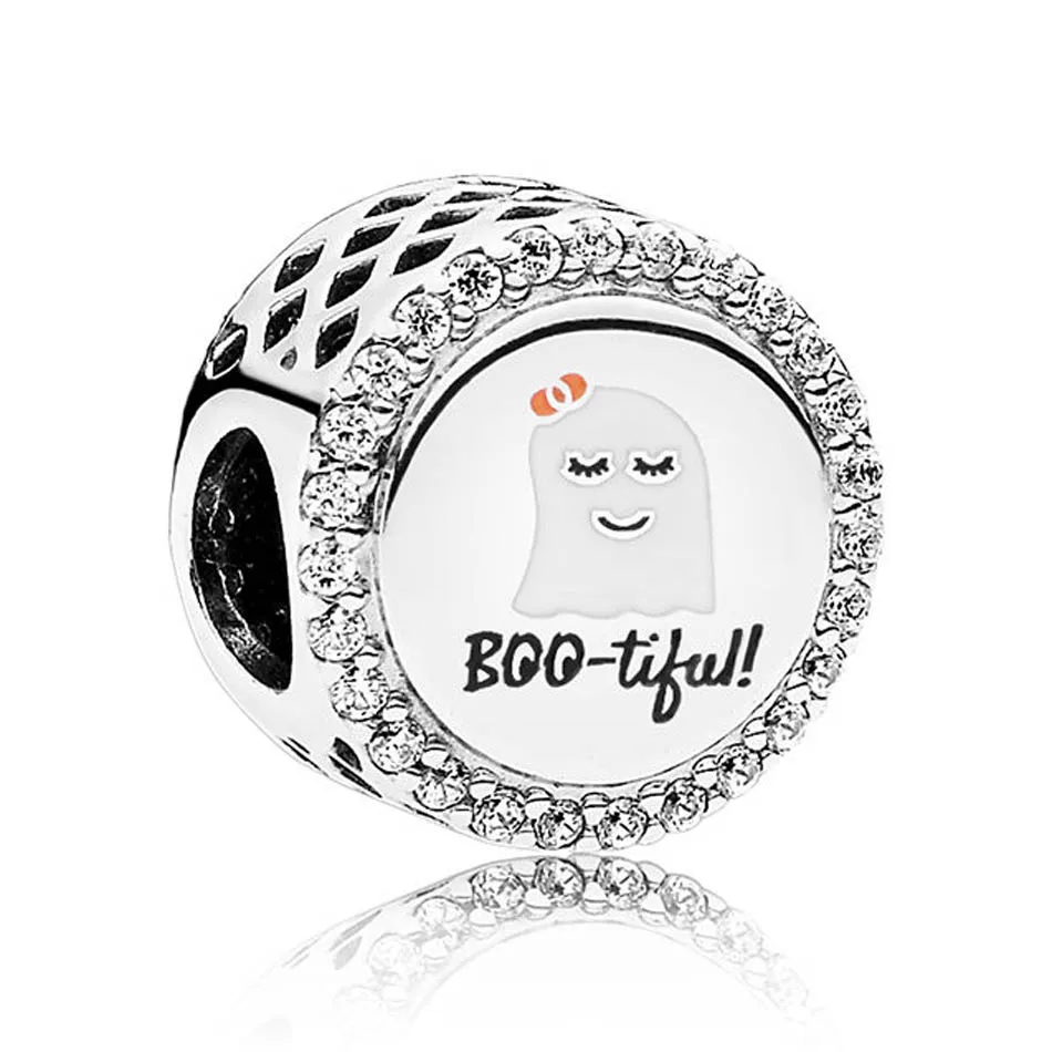 

Authentic S925 Sterling Silver DIY Jewelry Bootiful Charms fit Pandora Bracelet Bangle Openwork