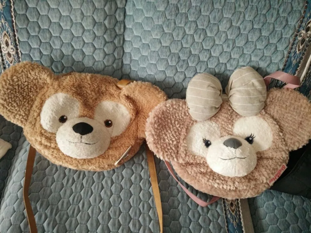 Аниме 45 см медведи duffy и Shelliemay мордочкой медвежонка плюшевая мягкая сумка с