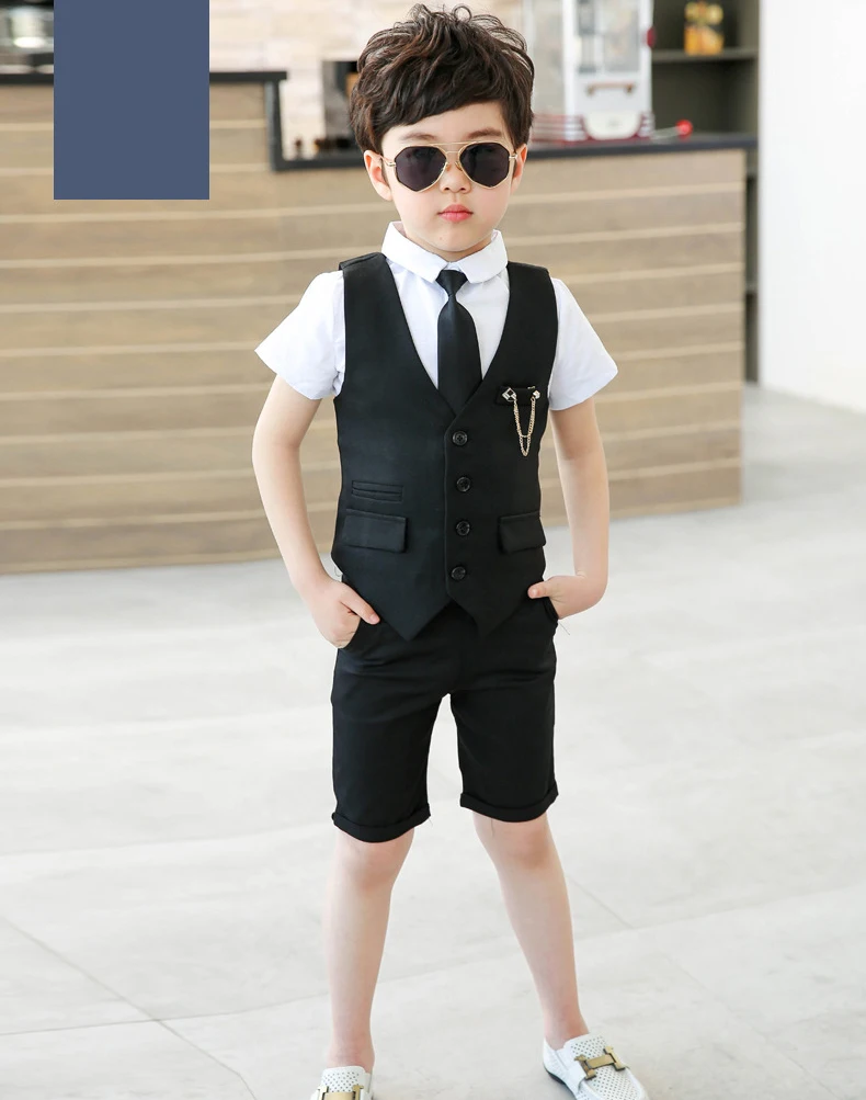 Dollplus/Детский костюм для мальчиков, блейзер г. летний детский Свадебный костюм для мальчиков, Детские официальные костюмы Infantil Menino