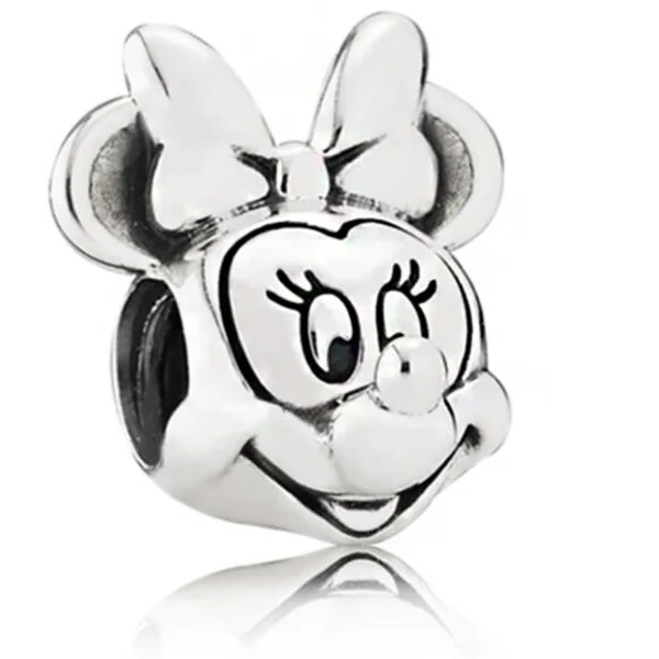 

Hot Sale Silver Color Cute Animal Mickey Charms Beads Fit Pandora Bracelets & Bangles for Women DIY Jewelry Birthday Gift Making