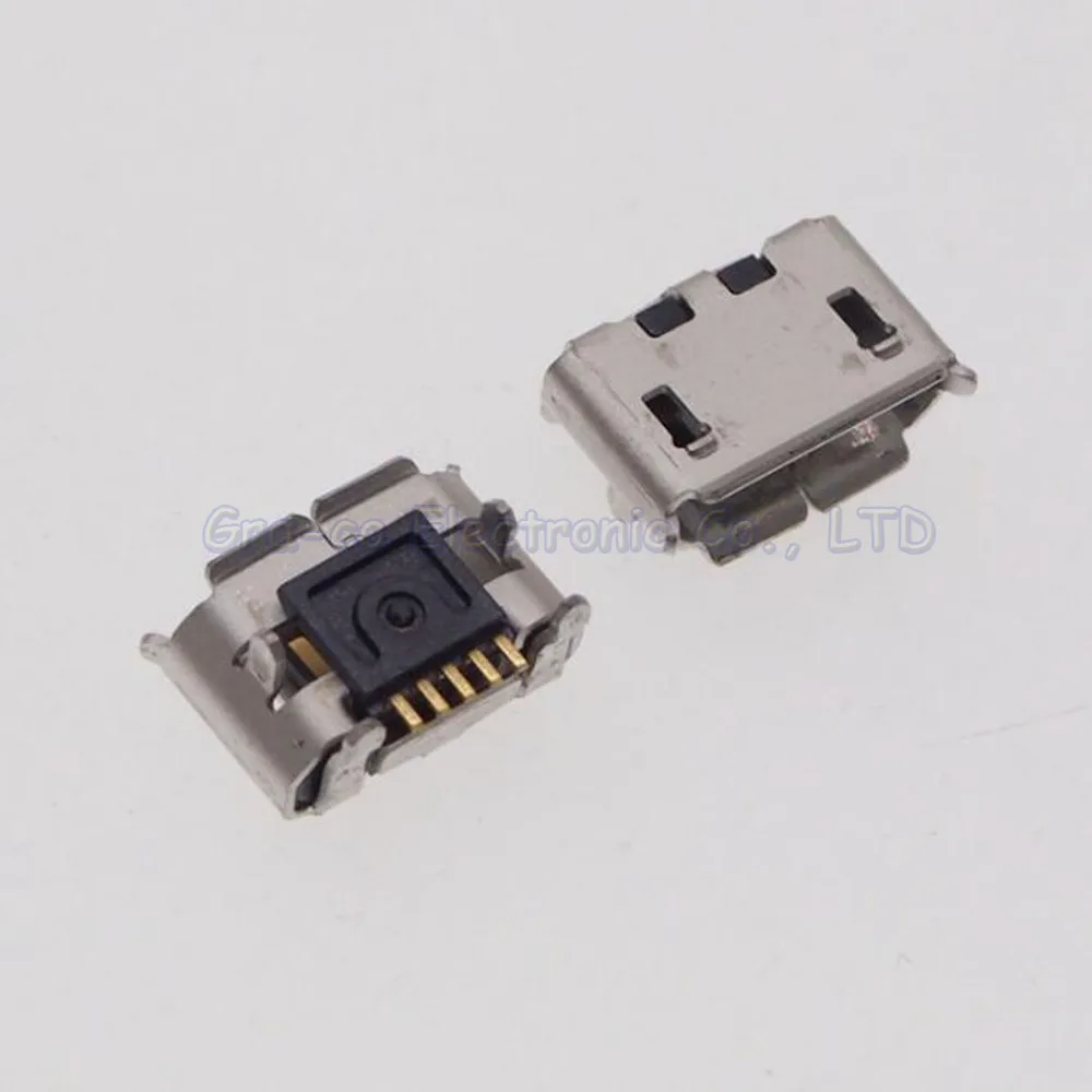 Lysee Data Cables 50pcs/lot Micro USB Jack Connector USB Charging socket For BlackBerry 8520 8530 8550 9700 9780 tail plug 