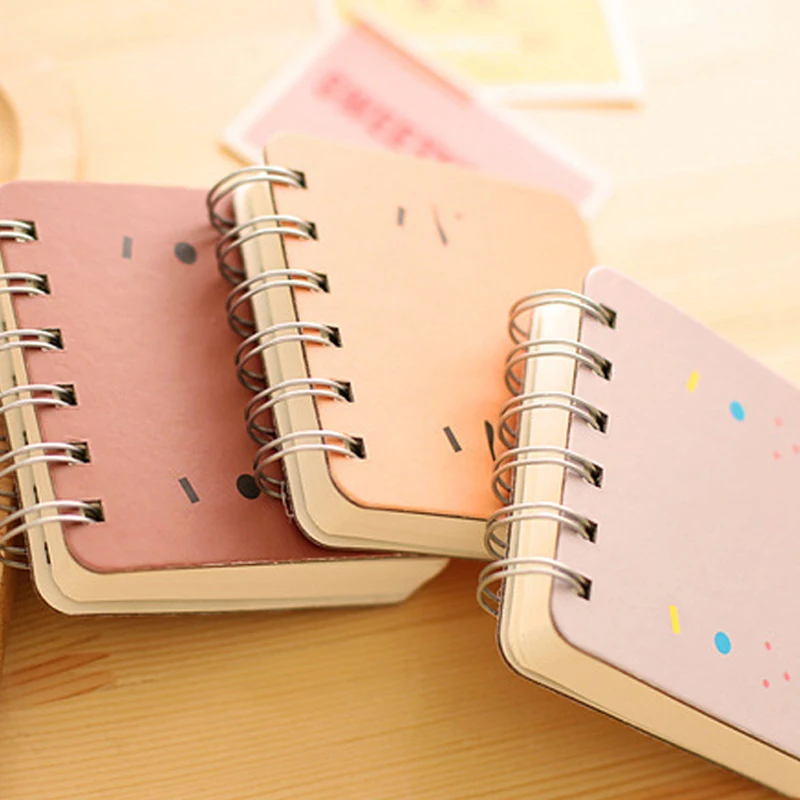2 шт./лот спираль Тетрадь милый дневник Книга в твердом переплете блокнот на