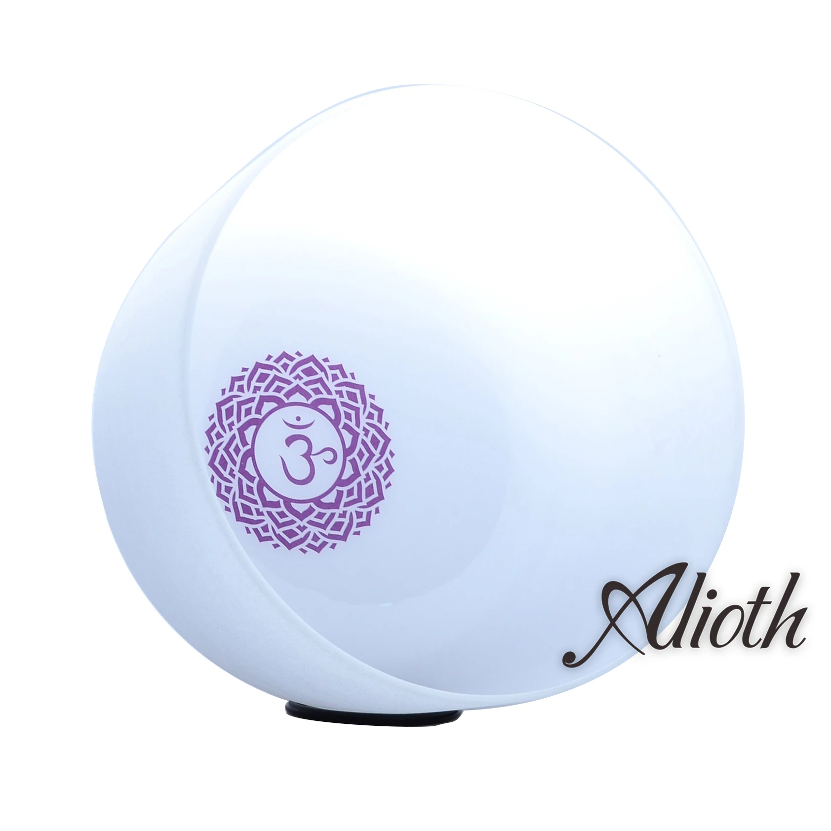 

14 Inch Chakra Pattern B Note Crystal Singing Bowl for Crown Chakra Balancing/Yoga/Meditation/Sound Therapy