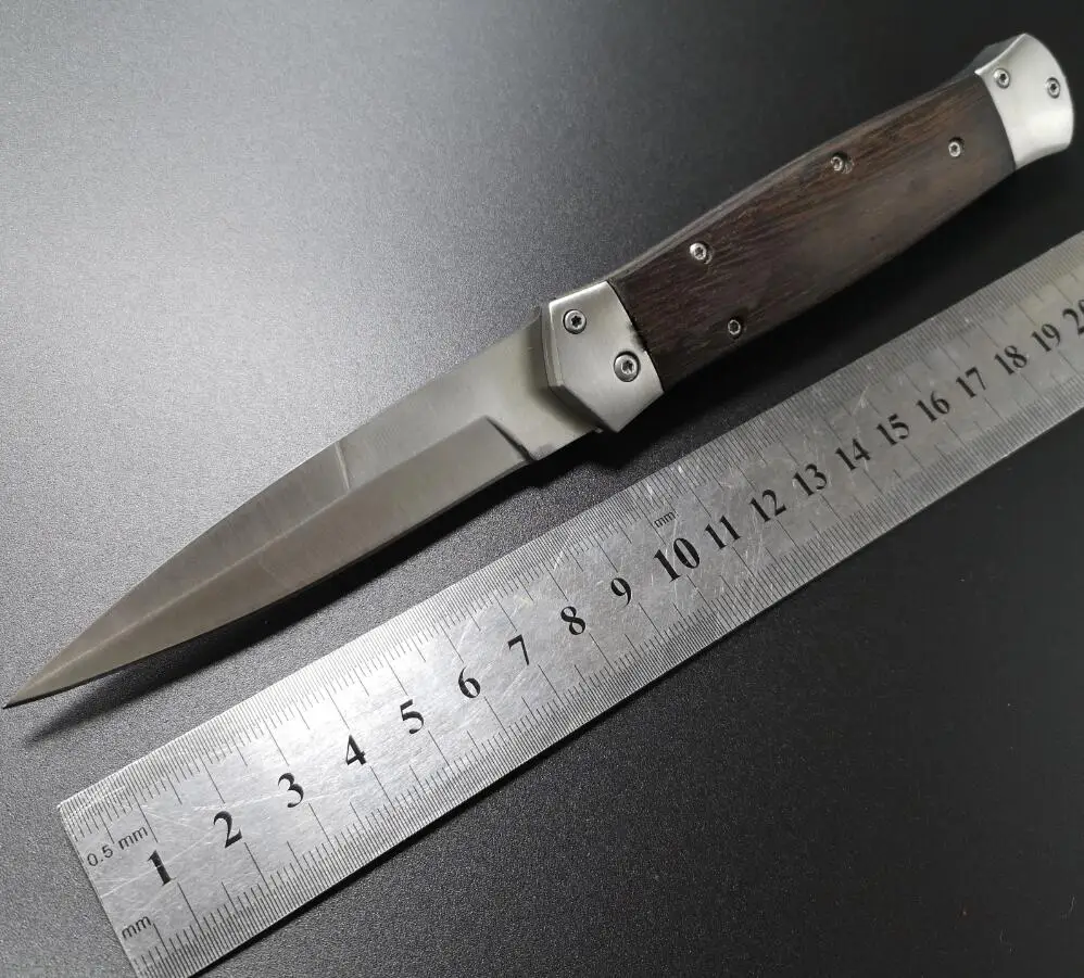 MAD BULL складной нож 8CR13MOV лезвие с деревянной ручкой Открытый Кемпинг Охота выживания тактический Универсальный Нож EDC ручной инструмент