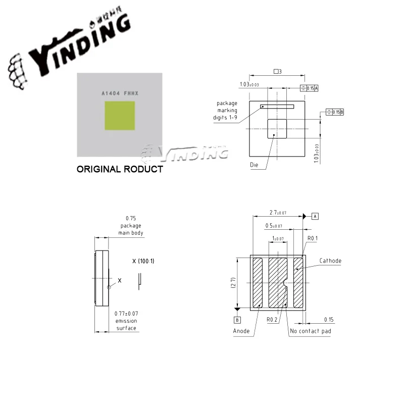 2 шт. OSRAM KP CSLNM1.F1 15 Вт Высокая мощность светодиодные лампы бусины зеленый светильник сценический светильник источник луч Светильник проектор фитиль