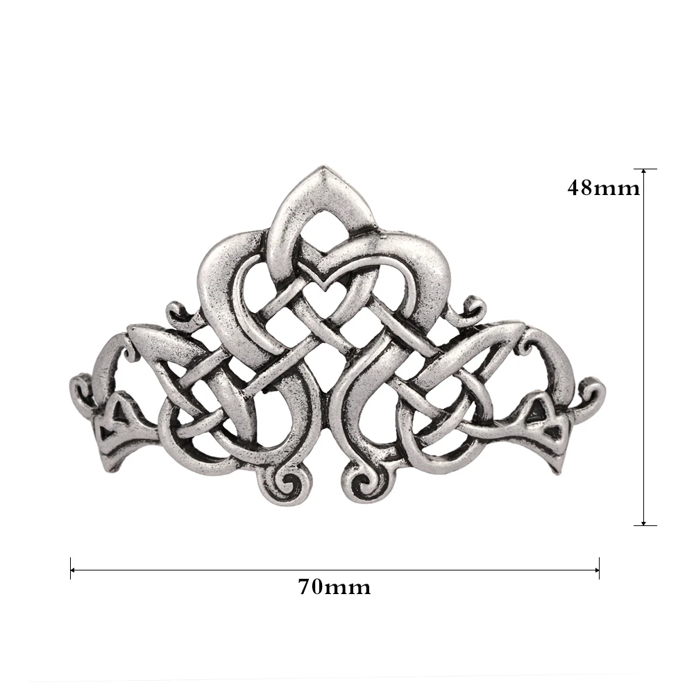 Большие кельтские узлы заколки-короны заколки для волос палка слайд аксессуары F-08