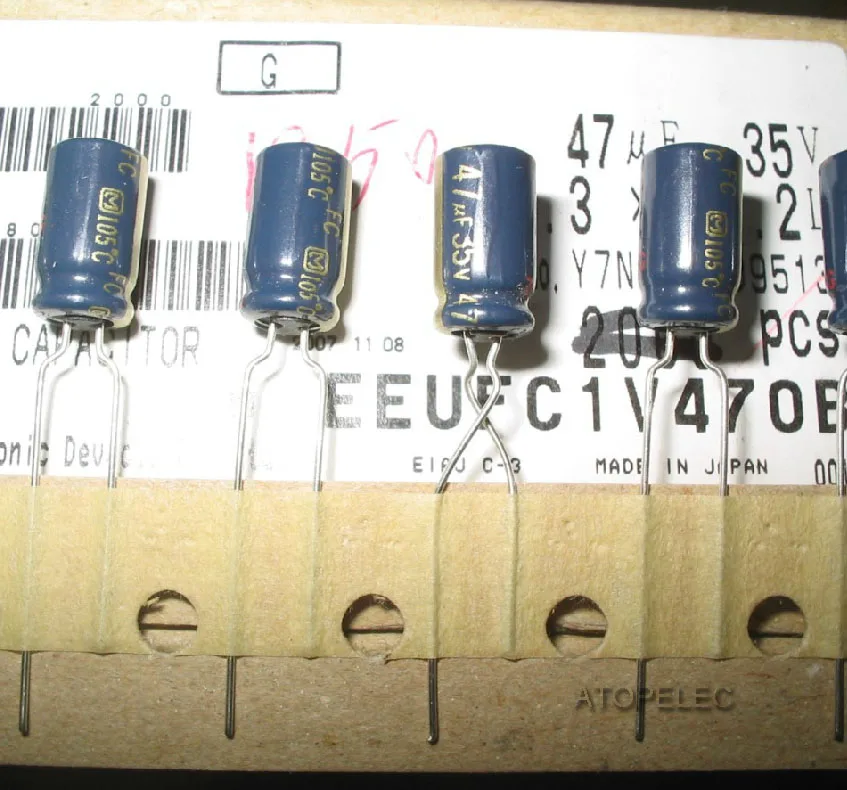 

1pc FC Series 47uF/35V Electrolytic Capacitors Hi-Fi Audio 105 Deg.C