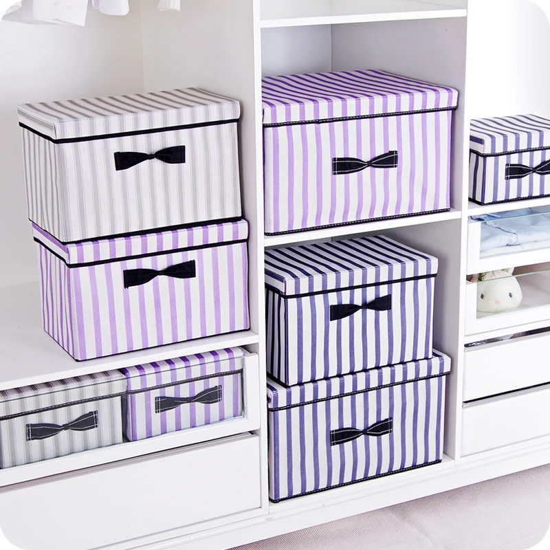 Горячая Складная тканевая коробка для хранения кубические ящики тканевый Органайзер корзины для хранения складной шкаф для детской комнаты с двумя ручками