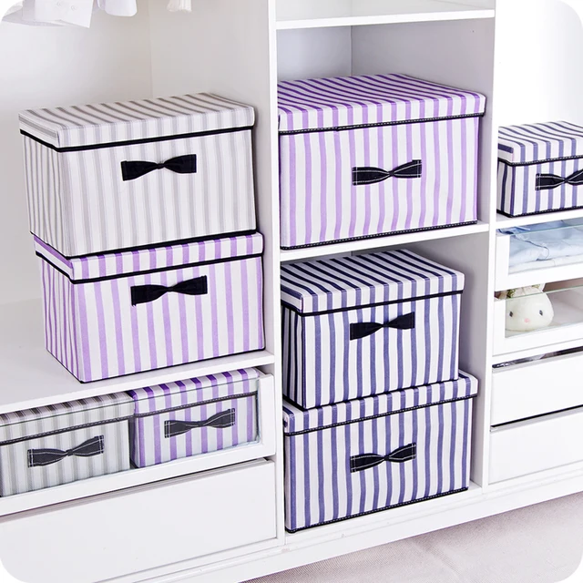 New 3 Sizes Folding Clothes Storage Box Organizer Kid Toys New 3 Sizes Folding Clothes Storage Box Organizer Kid Toys Bin Laundry Cupboard Desktop Organizers