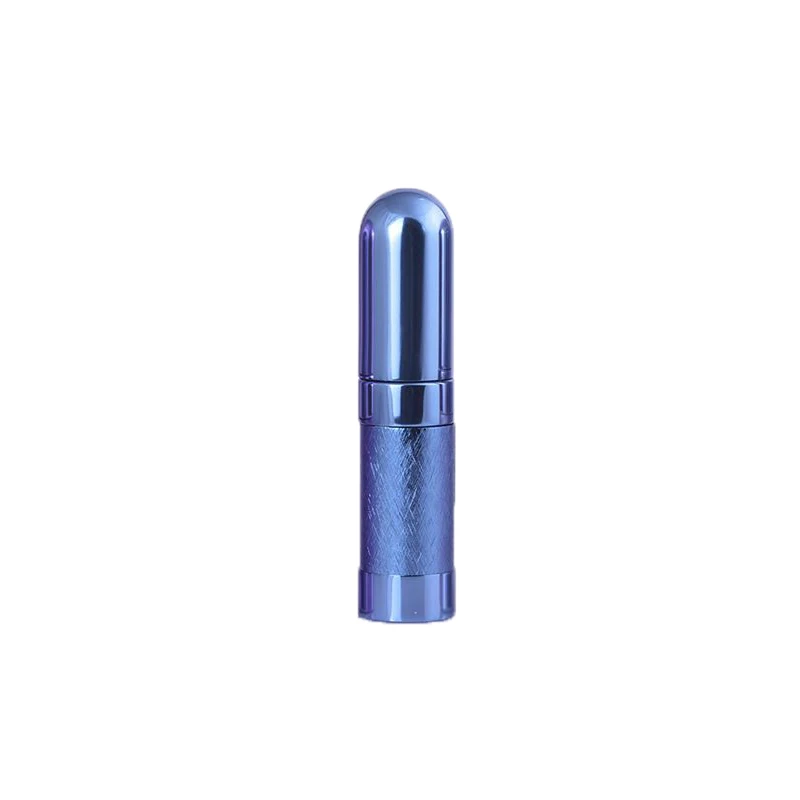 MUB-6 мл мини алюминиевый многоразовый флакон духов с распылителем пустые флаконы распылителя духов - Цвет: Blue