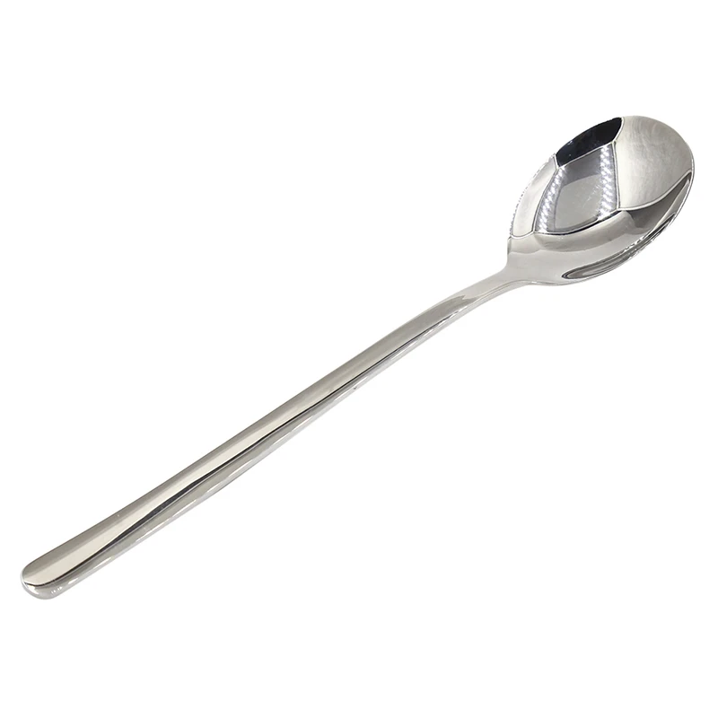 Silver spoon Ложка из нержавеющей стали, Золотая ложка для мороженого, столовая посуда, позолоченные Десертные Ложки для чая и кофе - Цвет: Silver spoon