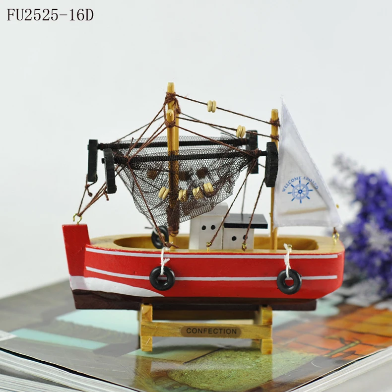 Ocean Series Mediterranean Home Decor Handmade Wooden Fishing Boat Ocean Series Mediterranean Home Decor Handmade Wooden Fishing Boat Model Ship Made Ornaments On Aliexpress Alibaba Group